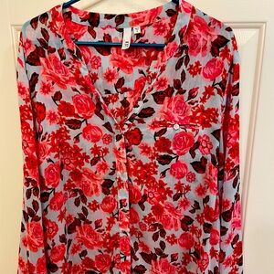 Kut Flower Shirt Size 1x